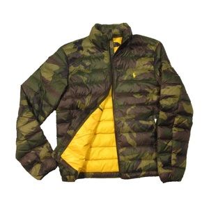 COPY - Ralph Lauren camouflage puffer coat. Size XXL